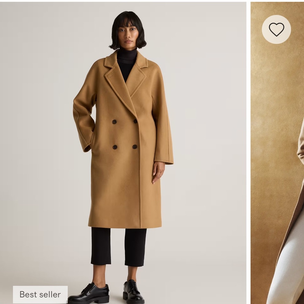 Italian Wool Double-Breasted
Slouch Coat